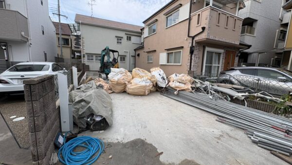 尼崎木造解体25坪（施工期間13日）