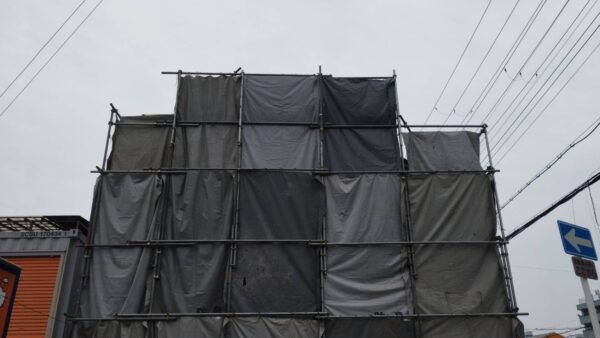 大正区木造3F建て22坪（工期9日）